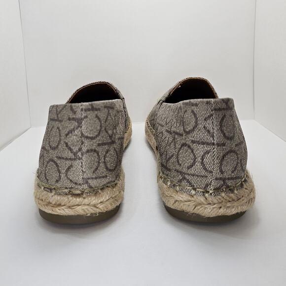 ❌️Sold❌️ NWOT Calvin Klein Signature Monogram Espadrilles - US Women's Size 9.5M - Picture 7 of 9